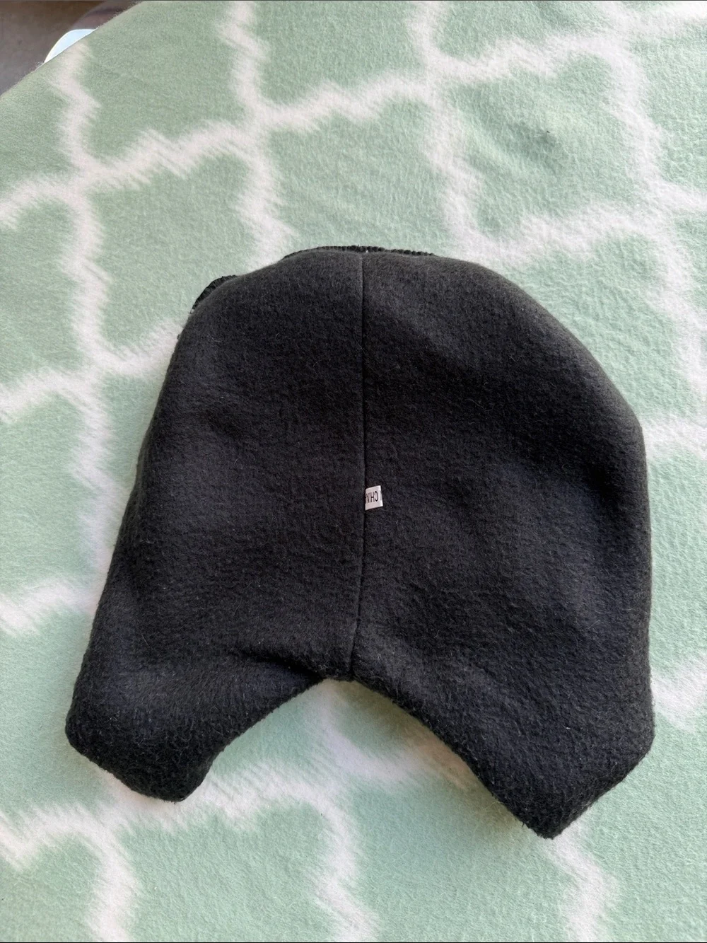 Kids Monster Earflap Hat - Gray with Yellow, Red & Blue Accents